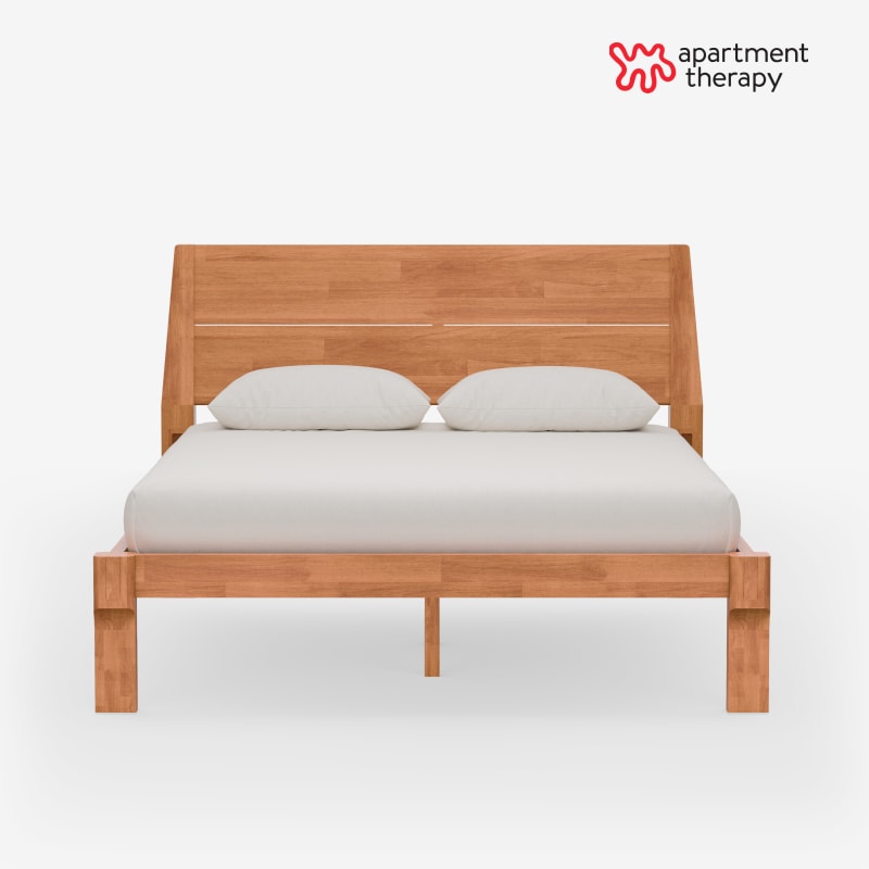 FlexiSpot Kana Japanese Joinery Bed with Headboard | Simple Design